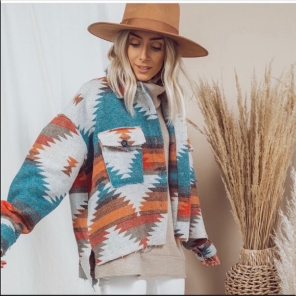 #19 New! Aztec Yellowstone Distressed Flannel - Picture 4 of 8